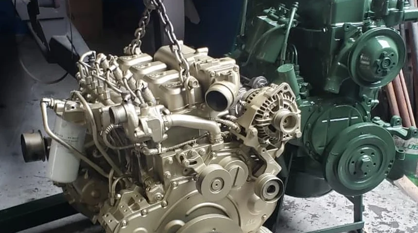 Motores prontos para instalação — oficina BJ Diesel